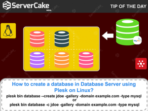 Adding MySQL database in Database Server using Plesk on Linux