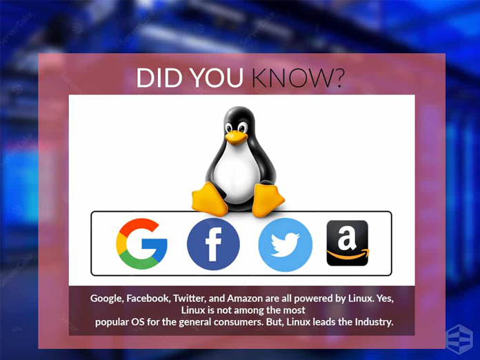 Top companies using Linux OS ServerCake India