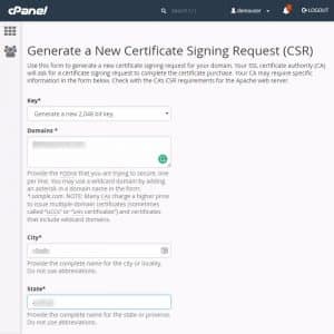 Generate CSR