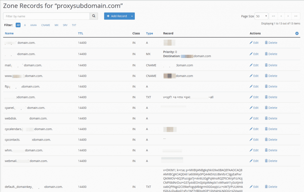 Duplicate Proxy subdomain