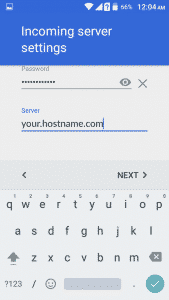 Enter your Hostname