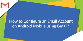 Email Account on Android mobile using Gmail