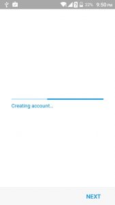 Creating Email Account on Boxer