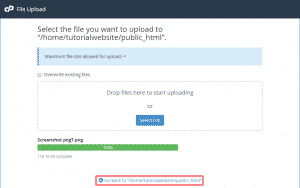 File Upload Complete