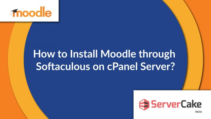 Install Moodle through Softaculous on cPanel