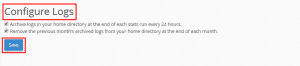 Select the desired condition and click save