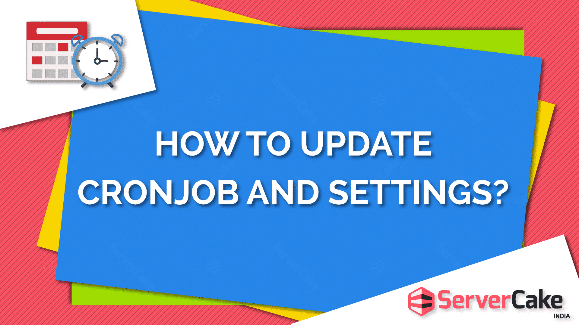 How to update Cron job and settings