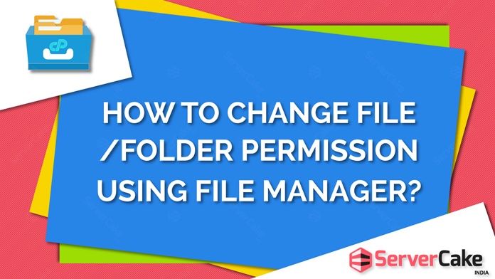 Change file or folder permission using file manager