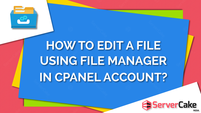 Edit a File using File Manager