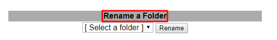 Go to Rename a folder section.