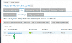 click domain name