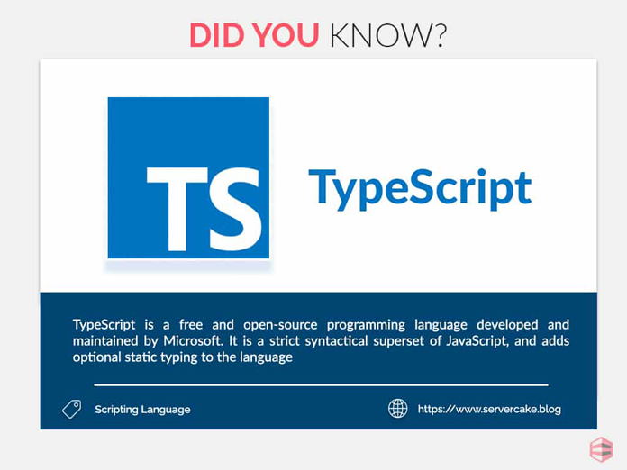 TypeScript an open source from MicroSoft - ServerCake