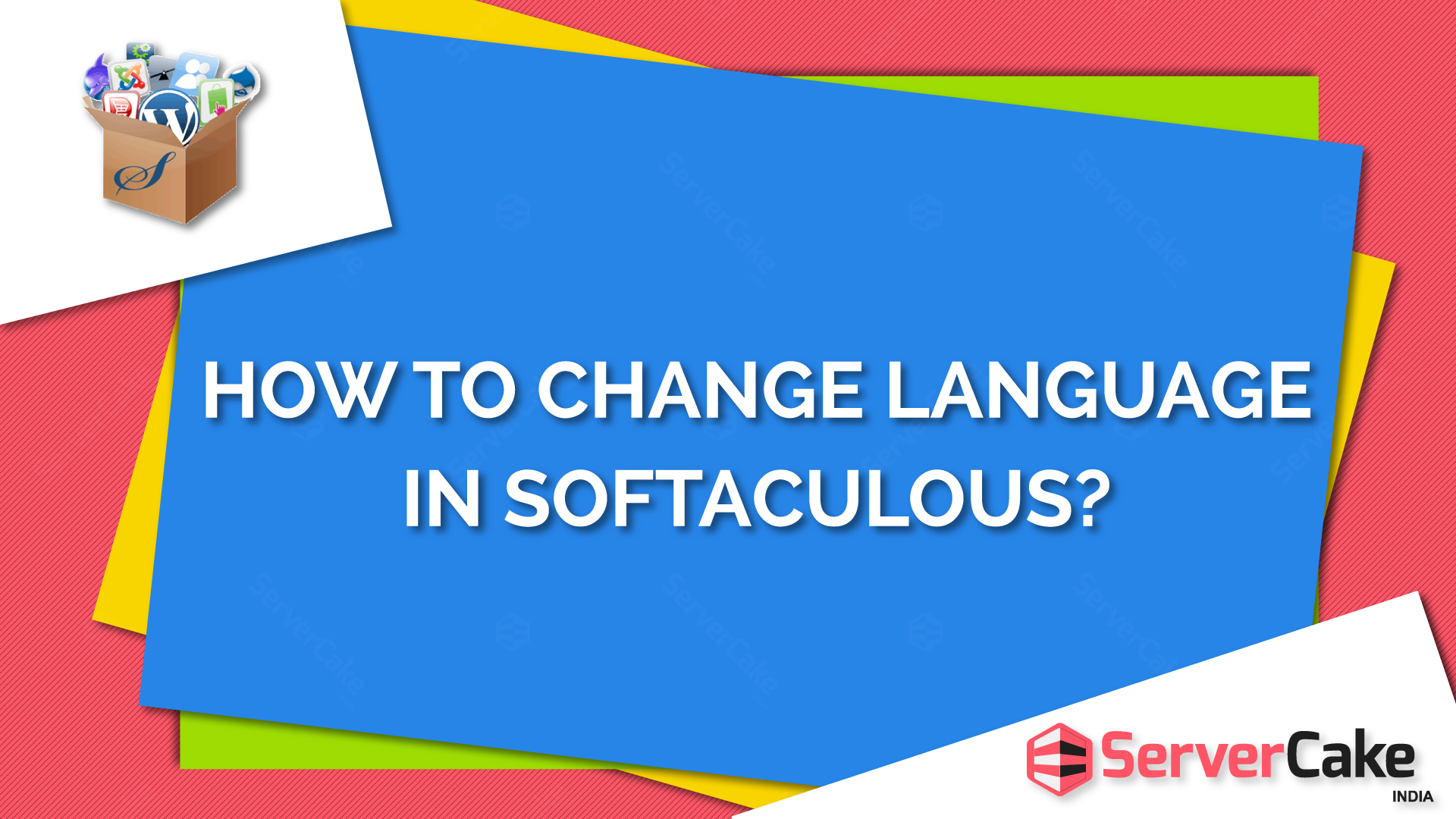 How to change language in Softaculous?