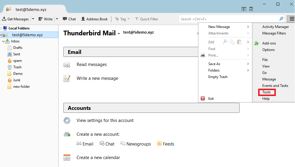Email client