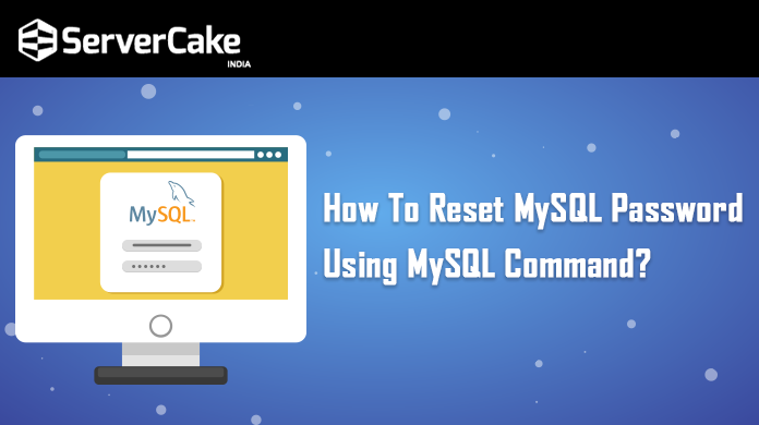 How to reset MySQL password using MySQL command?