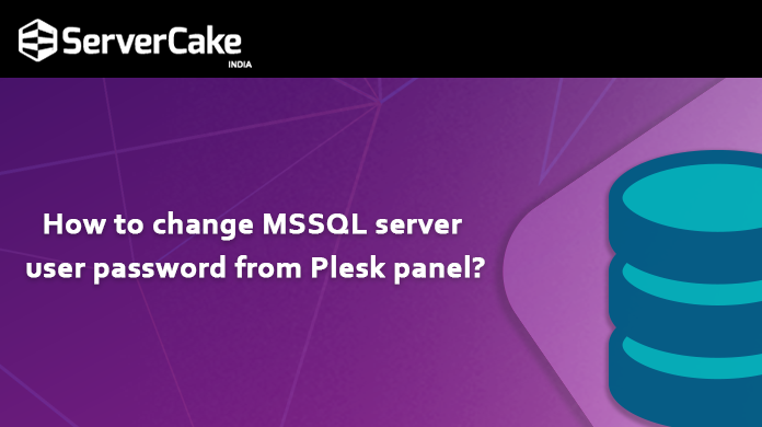 How to change MSSQL server user password in Plesk?
