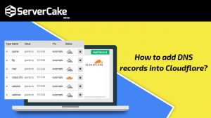 Add DNS records into Cloudflare
