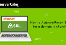 Activate SSL in cPanel
